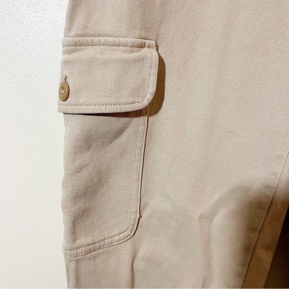 Wilfred Free Aritzia Modern Cargo Pants Khaki High Waisted Women’s 4 - Picture 8 of 12